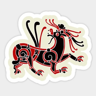 Scythian Dragon Sticker